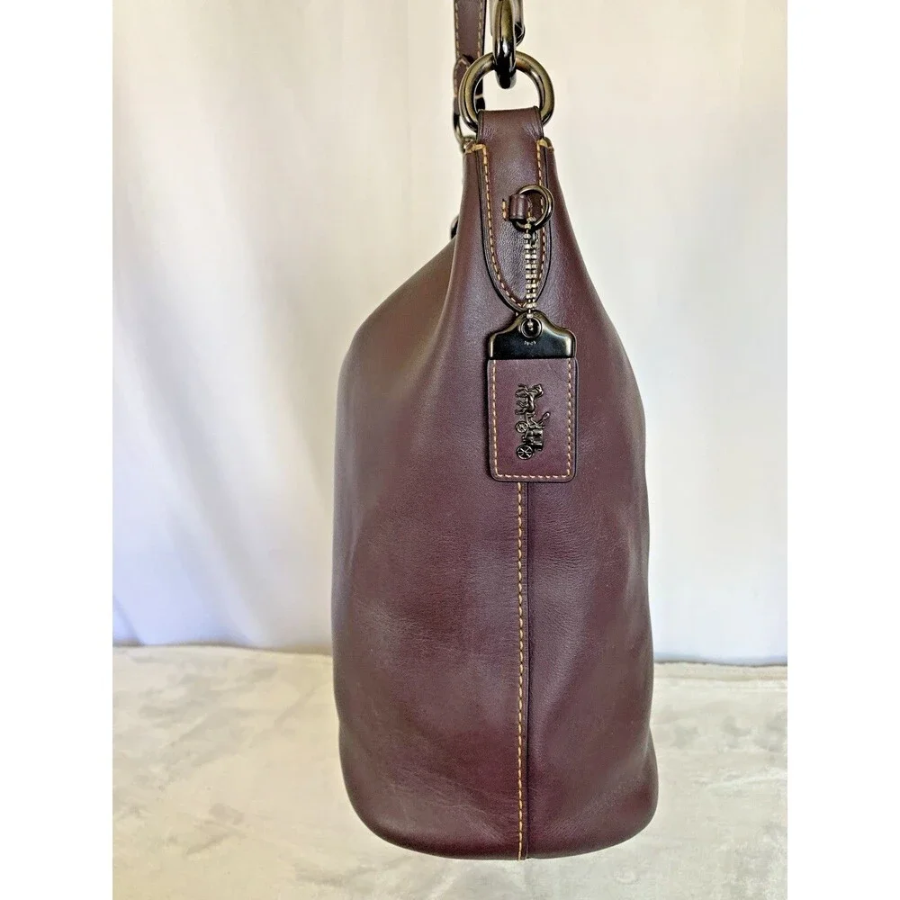 Coach 1941 Archive Duffle Purse Crossbody Oxblood Leather Shoulder Bag 78803